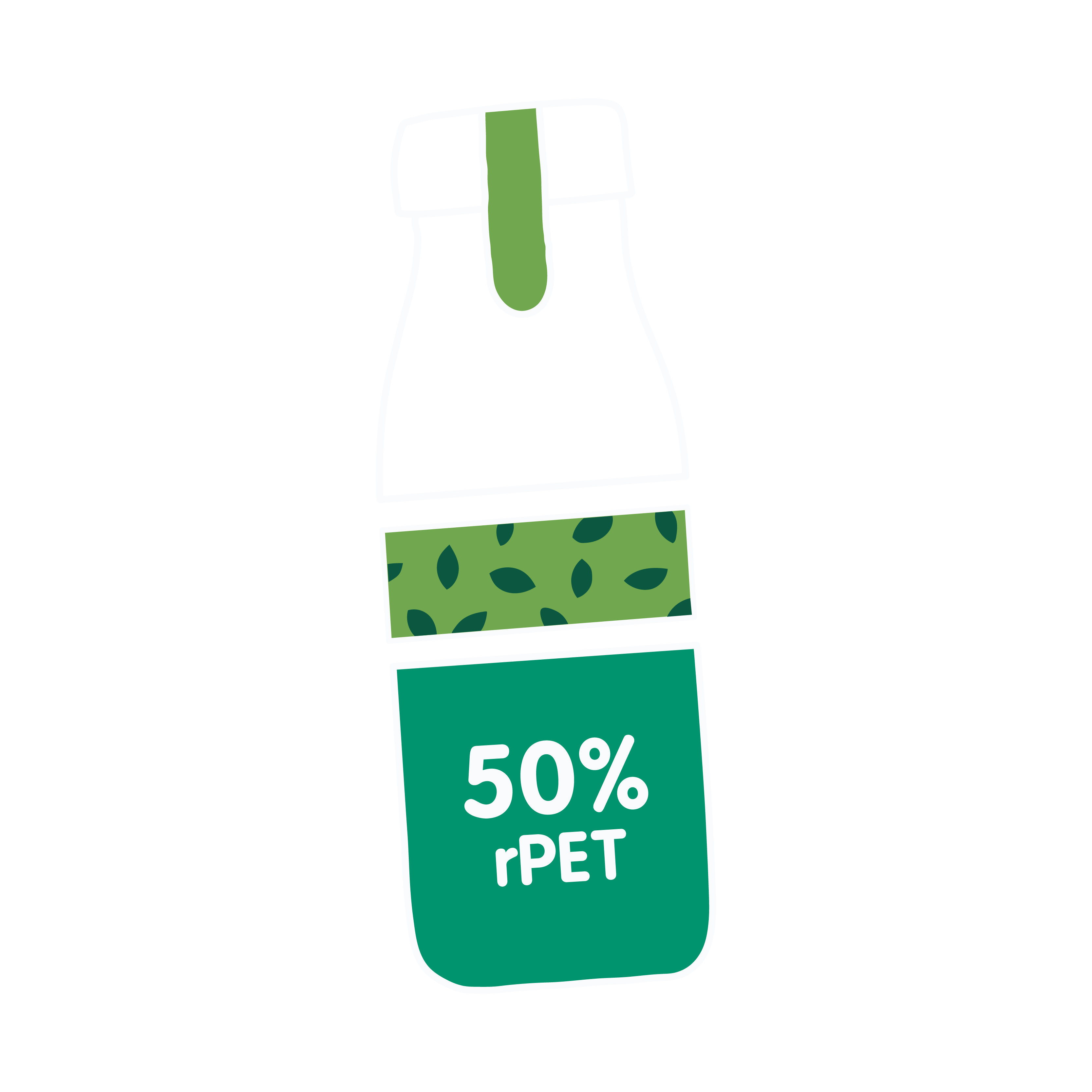 50% rpet bottle 2018